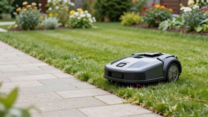 Czy robot koszący poradzi sobie z krawędziami i przejściami?