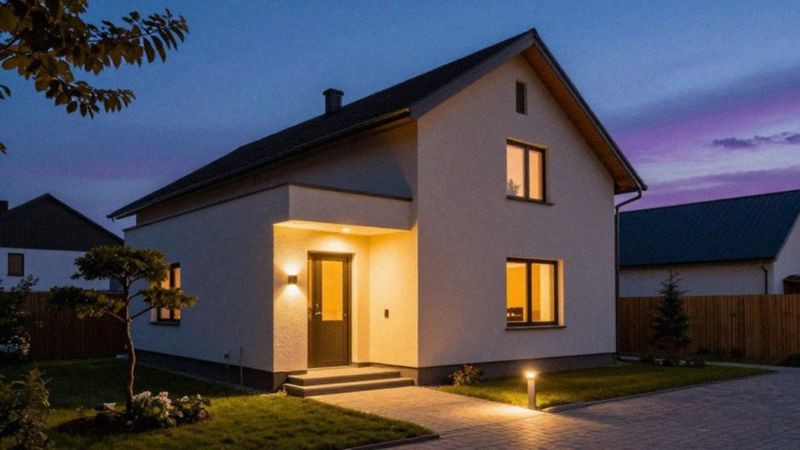 Gdzie montować reflektory przy domu?