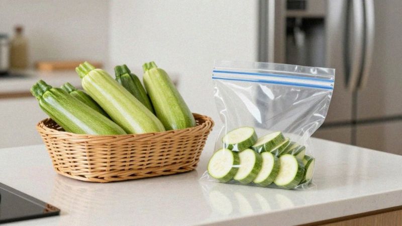 Jak przechowywać i mrozić cukinię?