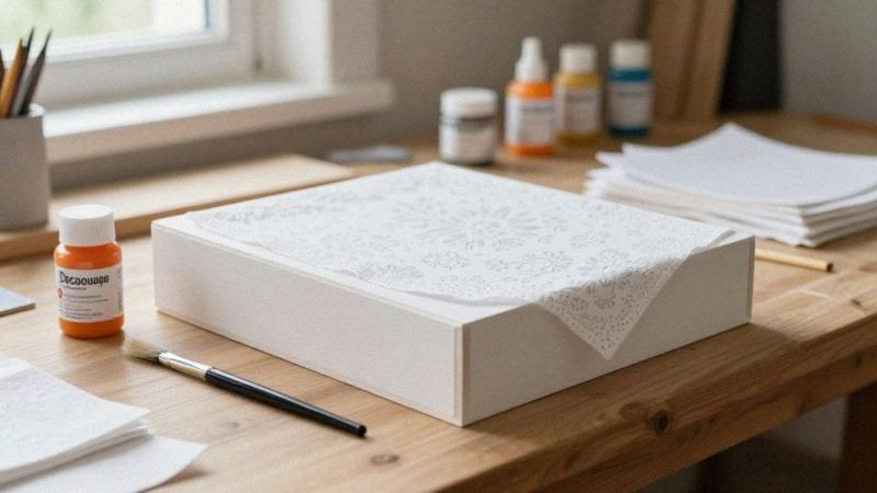 Jak wykonać decoupage serwetkowy krok po kroku?