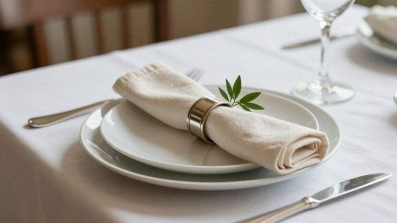 Jak stylowo składać i dekorować serwetki materiałowe?