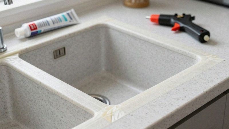 Jak przygotować powierzchnię zlewu granitowego przed aplikacją silikonu?