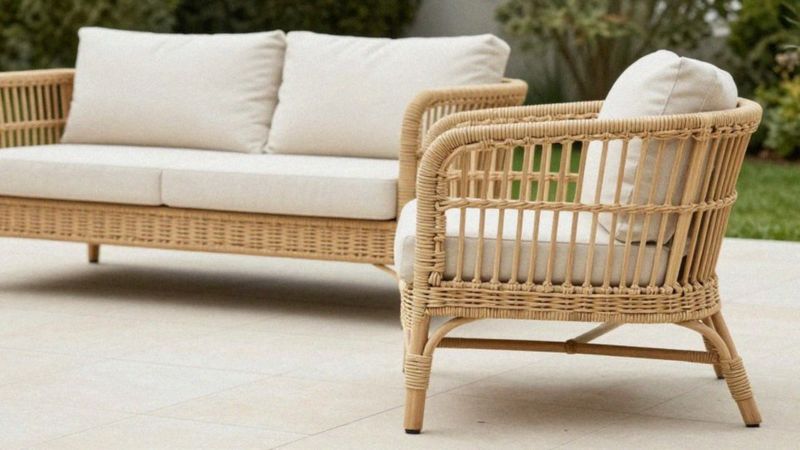 Rattan i technorattan (polirattan): różnice i pielęgnacja?