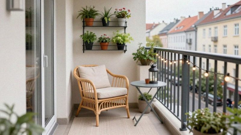 W jaki sposób zagospodarować mały balkon?
