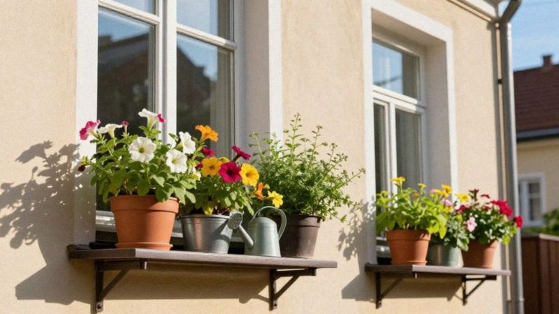 Jak podlewać i nawozić rośliny na parapecie zewnętrznym?