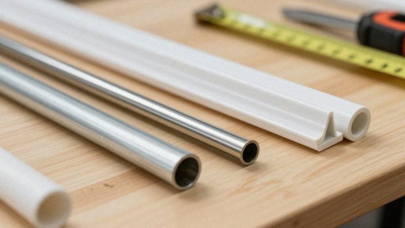 Z jakich materiałów są karnisze sufitowe?