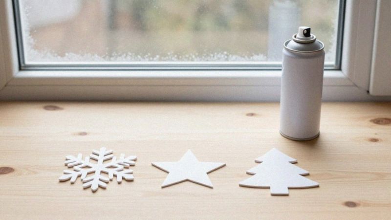Jak uzyskać różne efekty śniegiem w sprayu?
