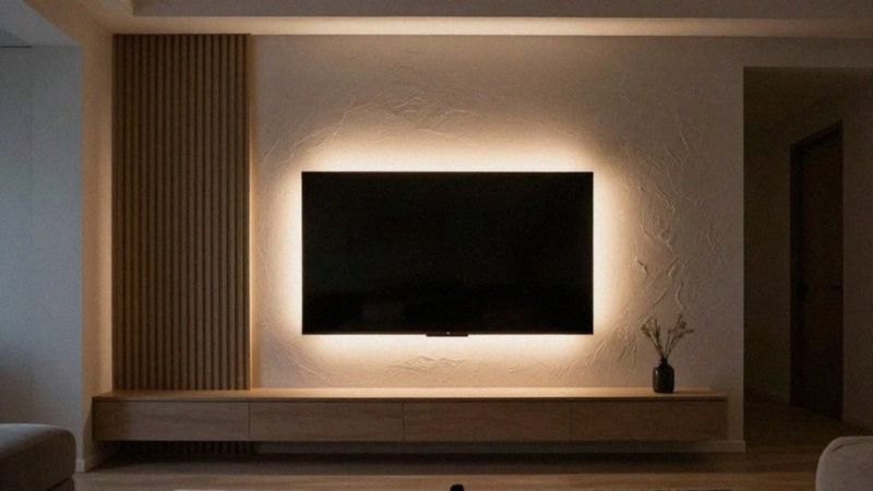Jak zaplanować podświetlenie LED za telewizorem?
