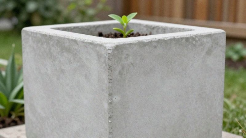 Jak wykonać i zabezpieczyć donicę betonową?