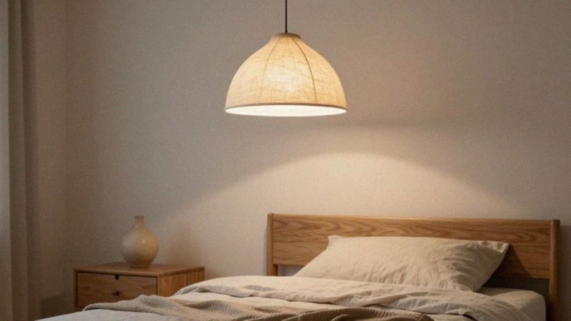 Jak materiały lamp sufitowych wpływają na atmosferę sypialni?
