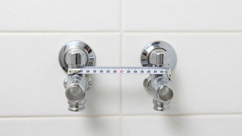 Jak zmierzyć rozstaw baterii wannowej krok po kroku?