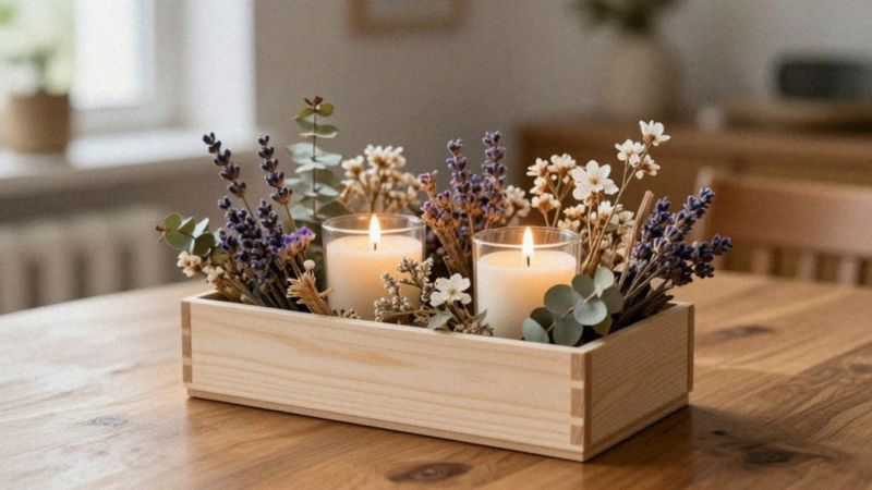 Jak stworzyć flowerbox ze świecami?