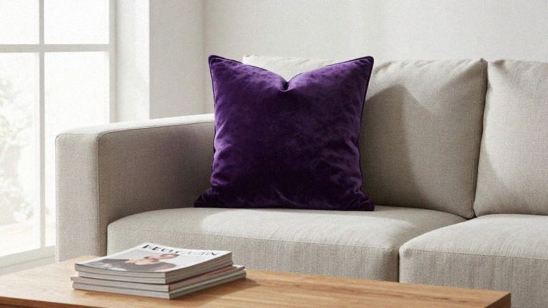 Jak użyć purpurowego akcentu w stylizacji?
