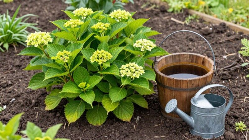 Kiedy i jak często podlewać hortensje gnojówką?