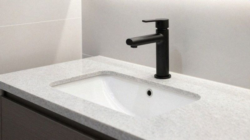 Jak dobrać blat i kran do umywalki podblatowej?