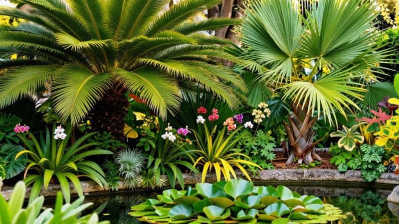 Jakie egzotyczne rośliny rosną w Giardini La Mortella?