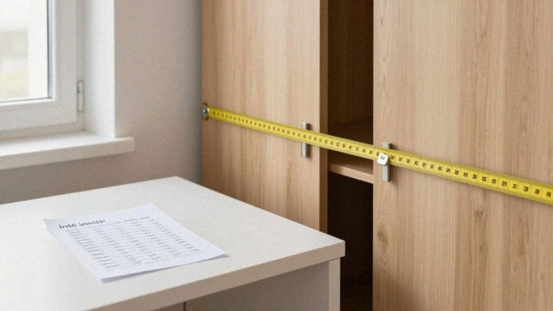 Czym różni się głębokość zewnętrzna szafy od wewnętrznej?