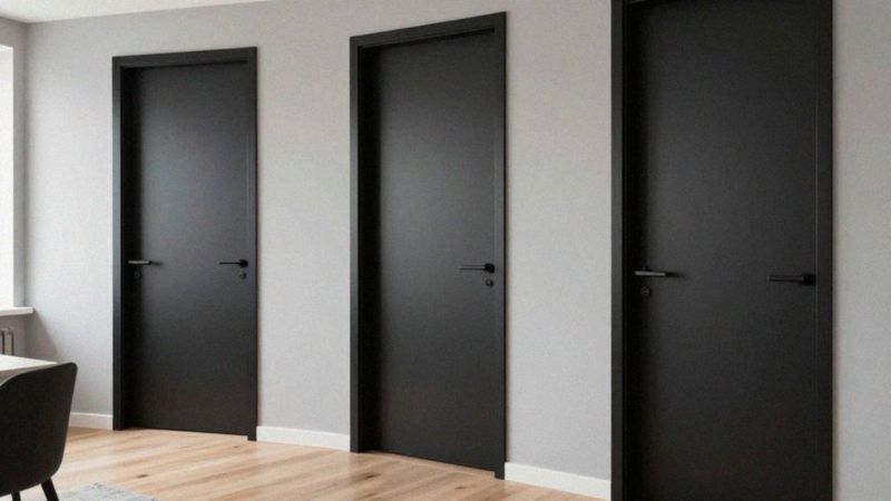 Jak dopasować ciemne drzwi do stylu wnętrza?