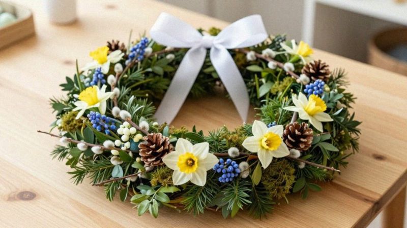 Jak ozdobić wianek naturalnymi i sztucznymi dodatkami?