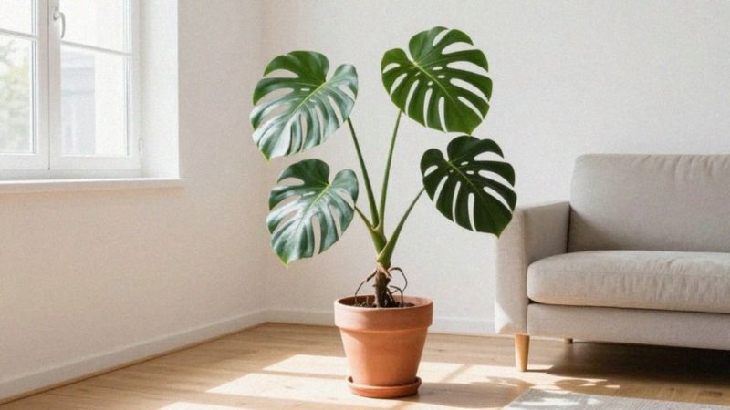 Motyw liści: monstera czy palma?