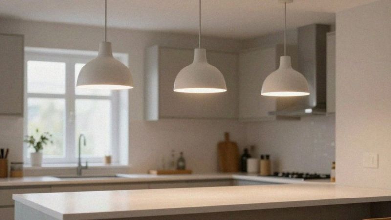 Jaką wysokość i odstęp lamp nad wyspą kuchenną wybrać?