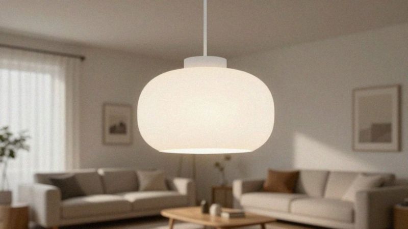 Jakie źródło światła wybrać do białej lampy wiszącej?