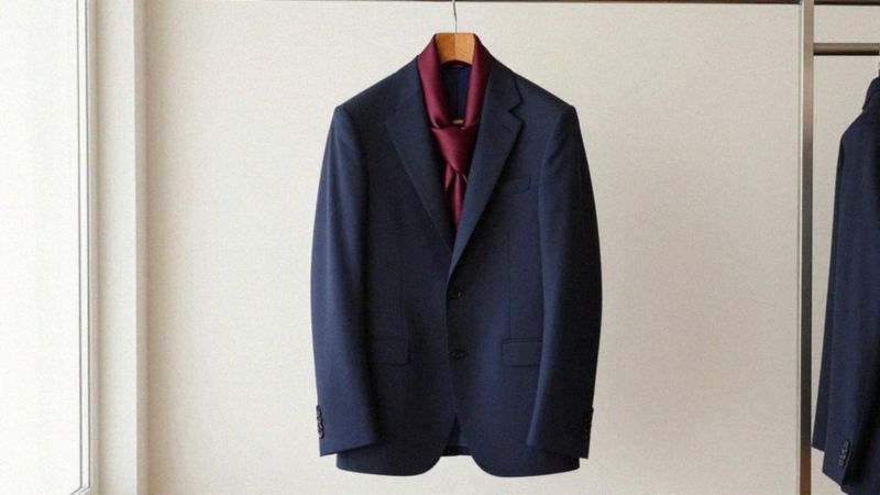 Jak łączyć granat w stylizacjach formalnych?