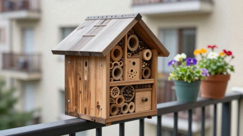 Dlaczego domek dla owadów na balkonie wspiera zapylanie?