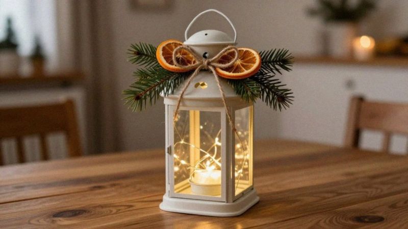 Jak ozdobić lampion na święta?