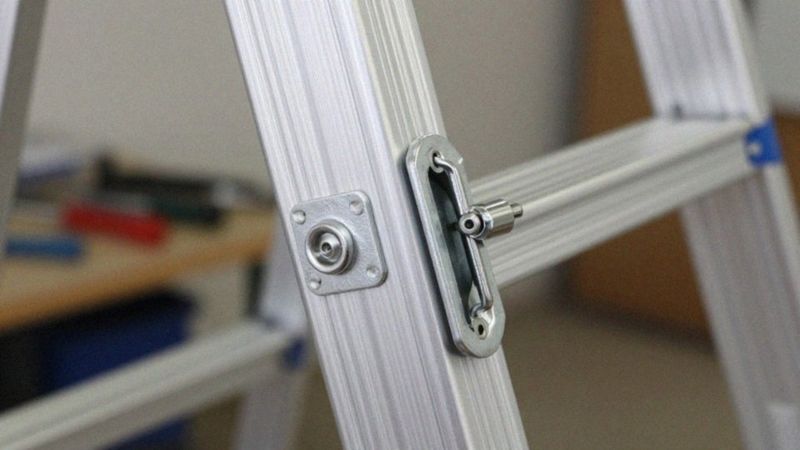 Jak sprawdzić i obsługiwać mechanizmy blokujące drabiny 3‑częściowej?