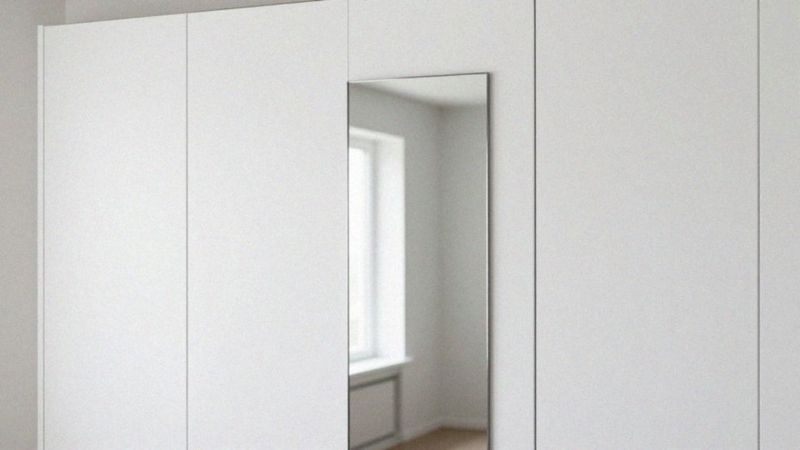 Na jakich powierzchniach montować lustro na szafę?