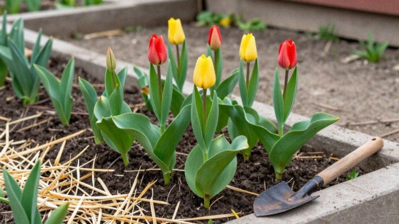 Jak pielęgnować tulipany po posadzeniu?