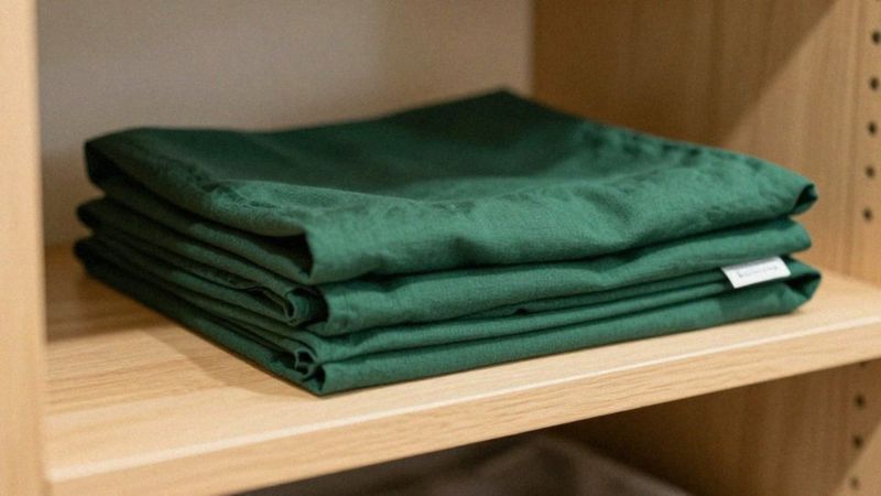 Jak dbać o obrus świąteczny w butelkowej zieleni?