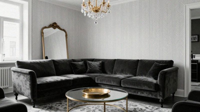 Jak wprowadzić vintage glam do biało-czarnego salonu glamour?