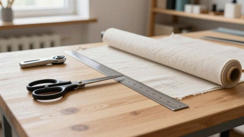 Jak wymierzyć i przyciąć materiał z zapasem?
