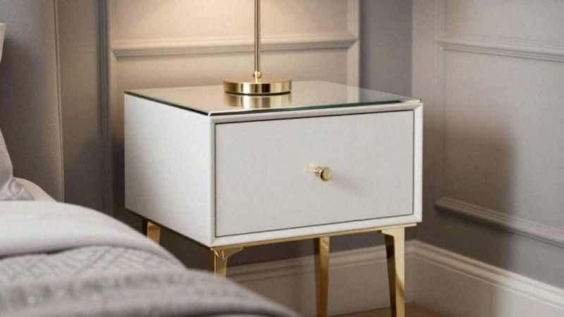 Które szafki i komody pasują do sypialni glamour?
