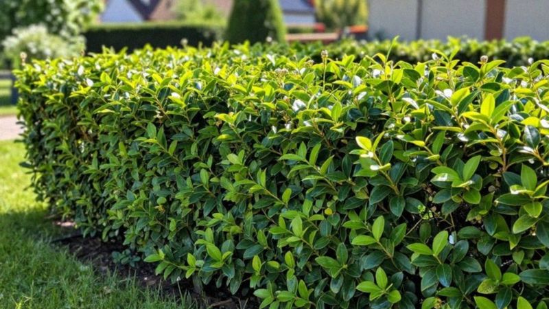 Jakie krzewy tworzą słoneczny żywopłot?