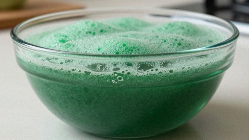 Dlaczego nie należy wciskać gąbki florystycznej do wody?