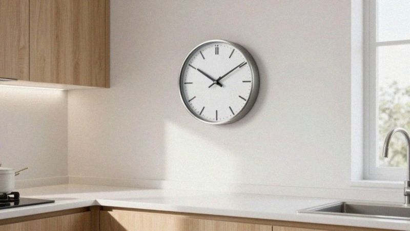 Jakie materiały zegara pasują do kuchni?