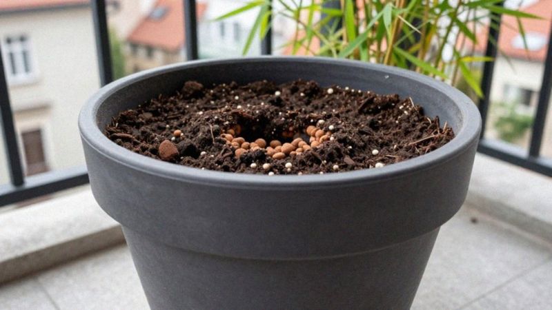Jakie podłoże i drenaż stosować dla bambusa na balkonie?