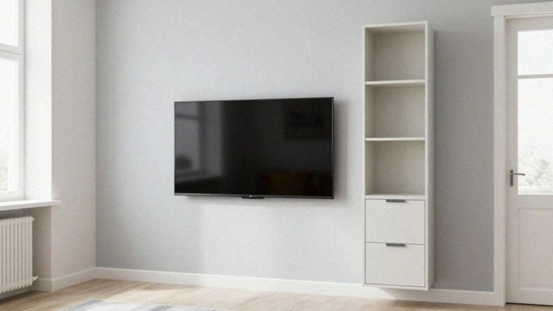 Jak zaoszczędzić miejsce przy ścianie pod telewizor?