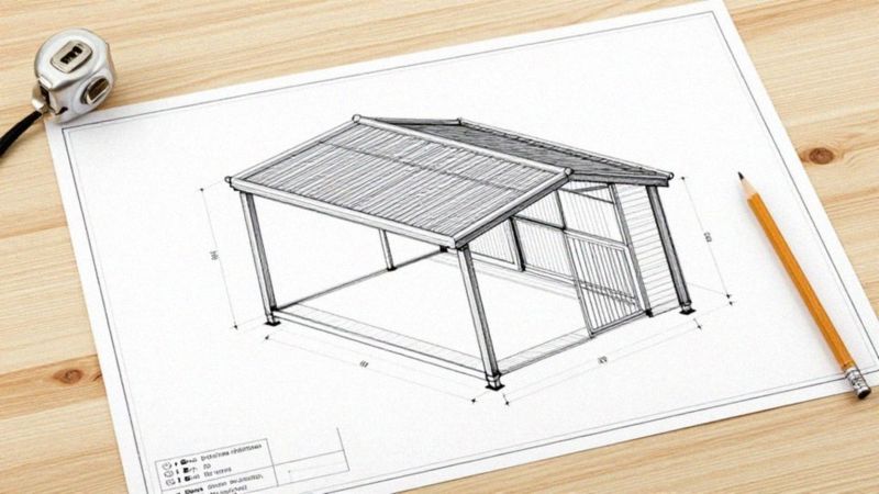 Jak zaplanować lokalizację i projekt wiaty przyściennej?