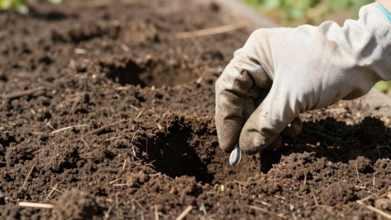 Na jaką głębokość i jakie odstępy siać nasiona słonecznika?
