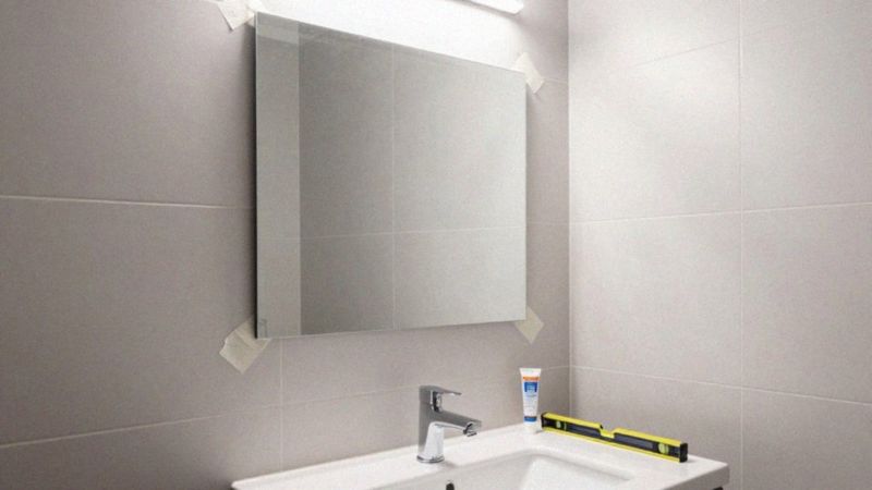 Jak przykleić lustro krok po kroku?