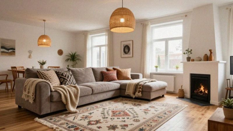 Jak urządzić salon i sypialnię boho?