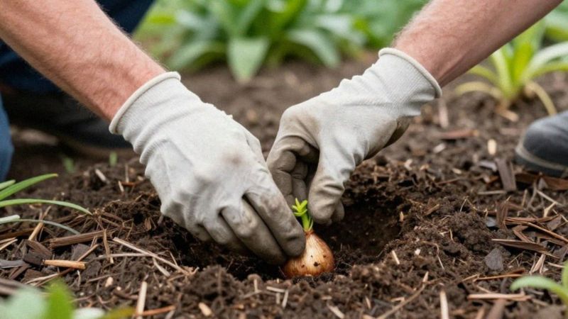 Na jaką głębokość sadzić cebulki lilii?