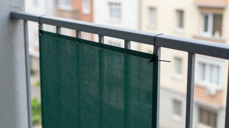 Jak zamocować osłonę balkonową do balustrady metalowej?