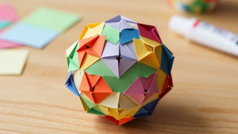 Jak zrobić kulę Kusudama z kwiatów?