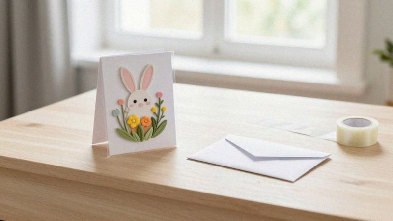 Jak zapakować i wysłać ręcznie robioną kartkę wielkanocną?