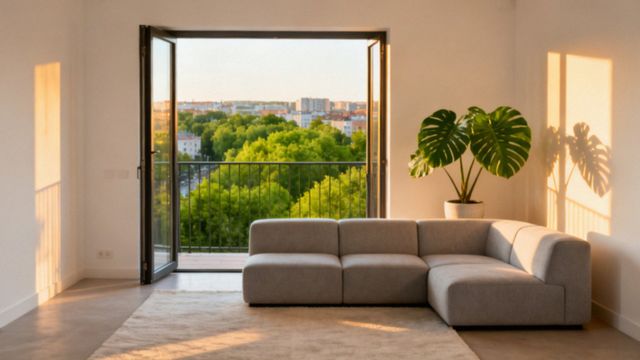 Aranżacja pokoju dziennego w bloku z balkonem — jak stworzyć funkcjonalną przestrzeń?